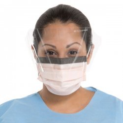 Kimberly Clark - Fluid Shield Procedure Mask with Wraparound Splashguard Vision (25ct)